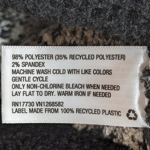 Sandy Liang x Target Cream & Black Leopard Print Sherpa Hooded Sweatshirt Size S - Picture 4 of 7